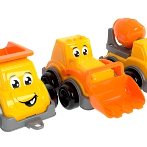 Set of 3 mini trucks