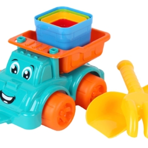 Dump Truck + Shovel/Rake + 4 sand molds